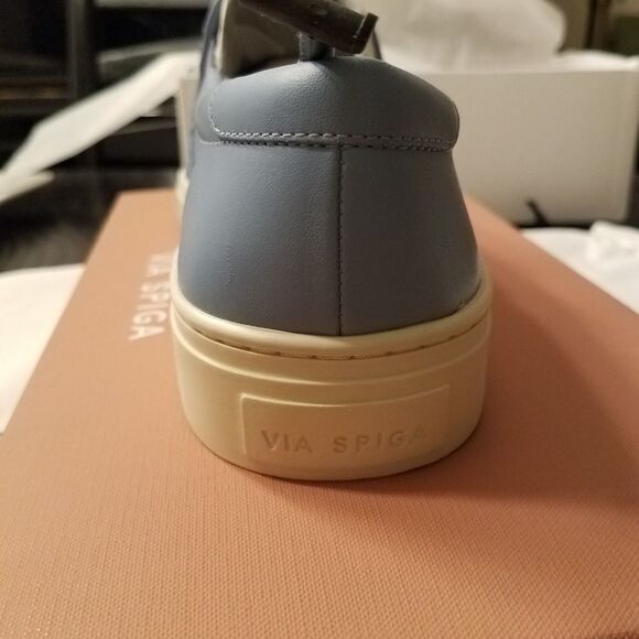 NEW Via Spiga Sara Sneaker sz 10M in Dusk Blue - Picture 6 of 8